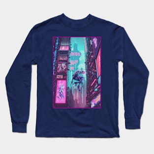 Neon City Lights Long Sleeve T-Shirt